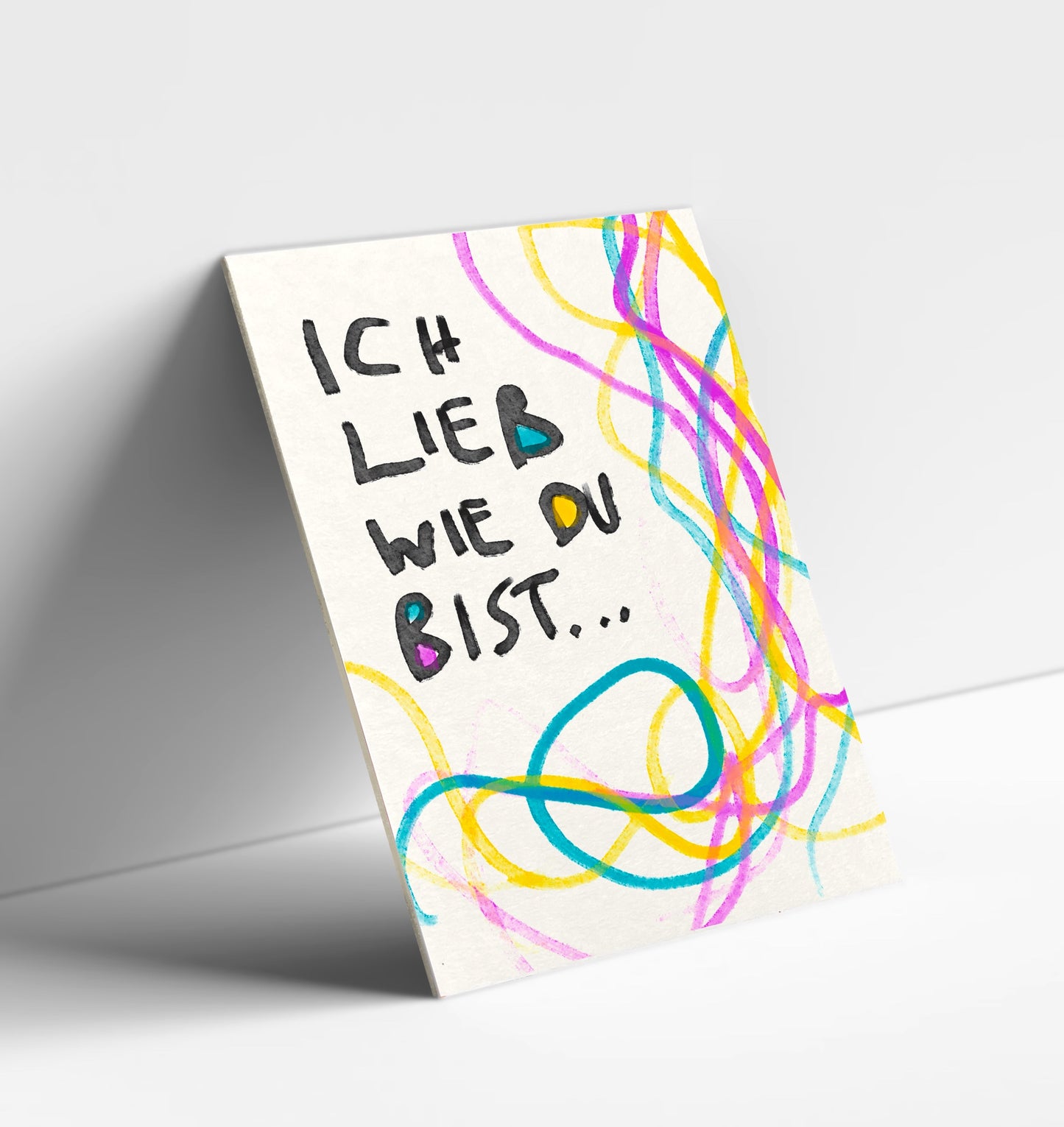 3 x MutKarten „Ich lieb wie du bist...“