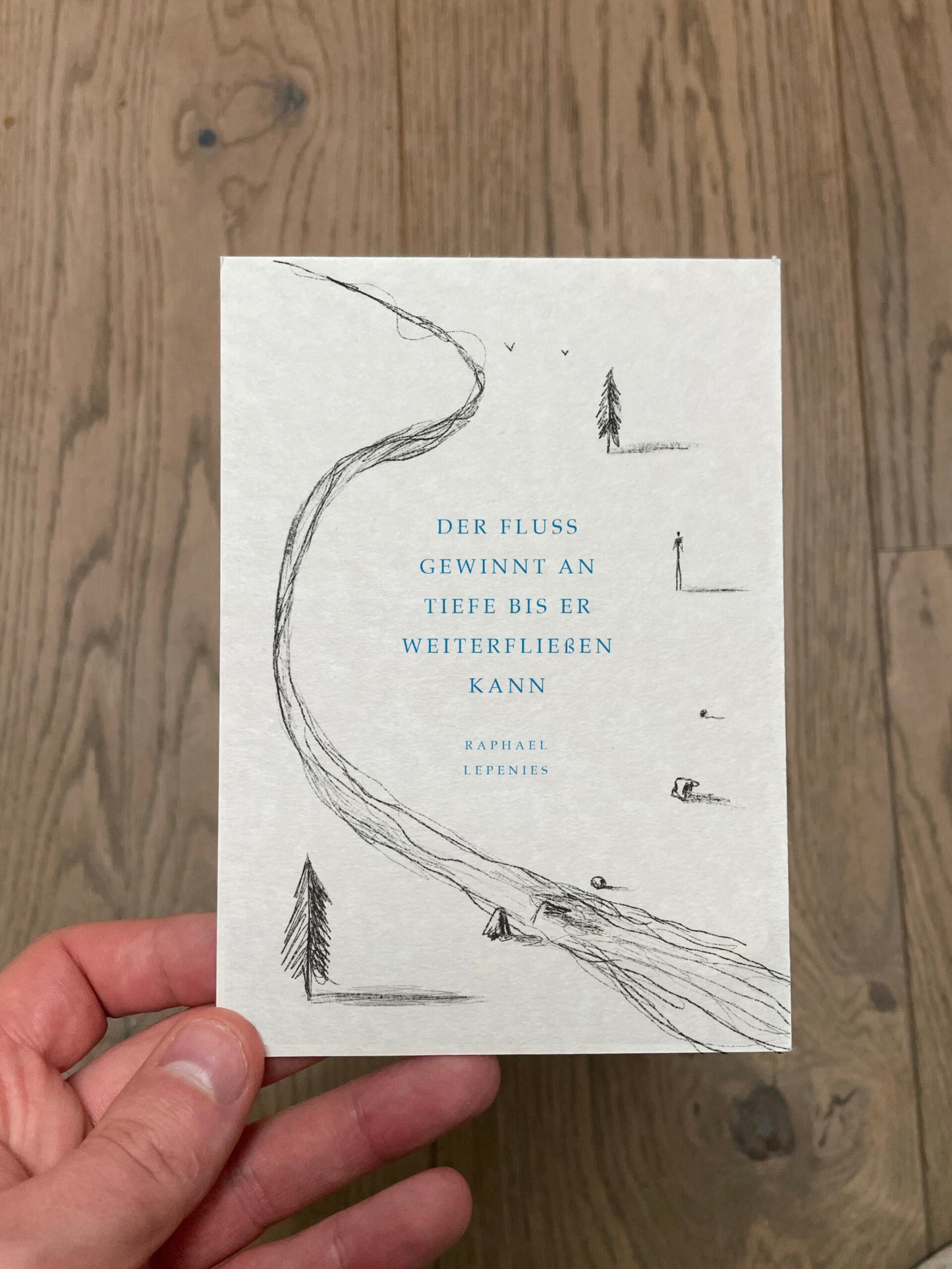 3 x MutKarten „Der Fluss gewinnt an Tiefe bis…“