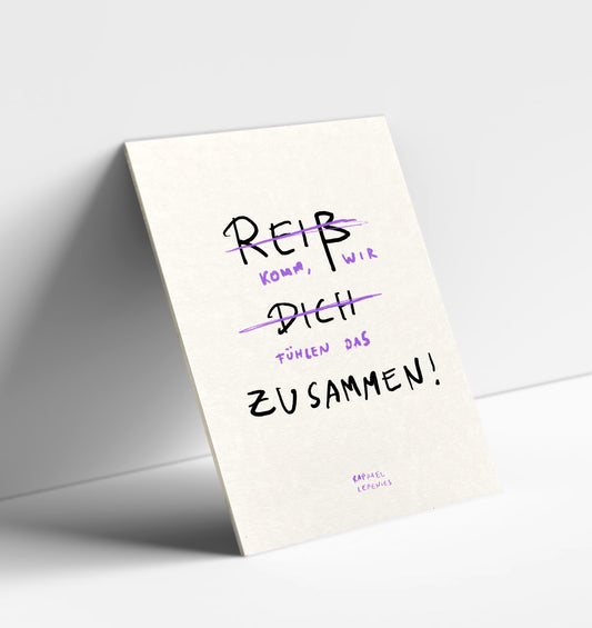 3 x MutKarten „Wir fühlen das zusammen“