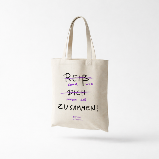 Jutetasche "Wir fühlen das zusammen!"