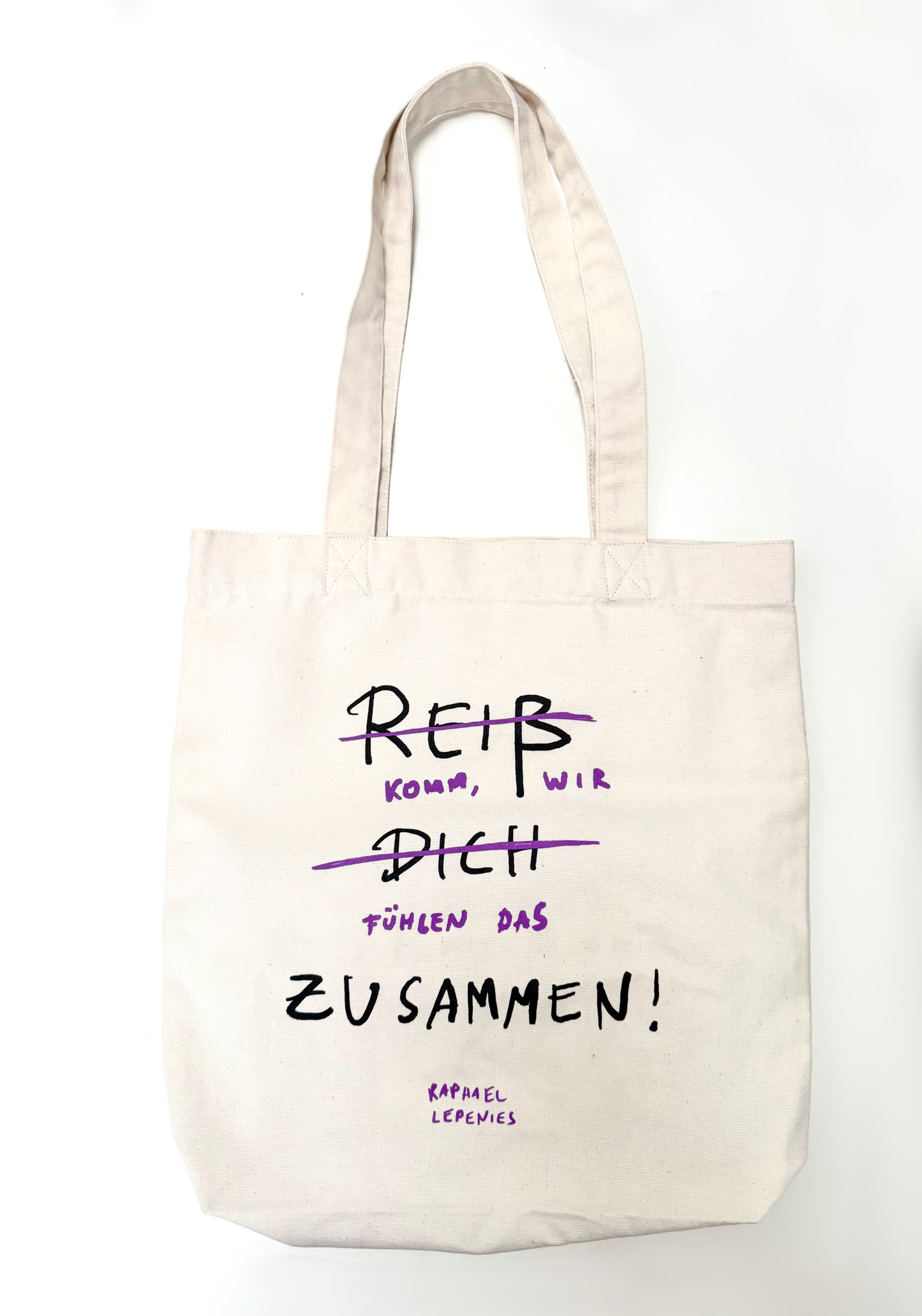 Jutetasche "Wir fühlen das zusammen!"
