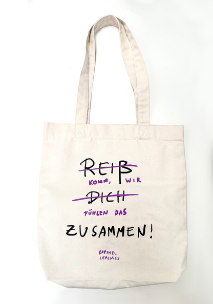 Jutetasche "Wir fühlen das zusammen!"